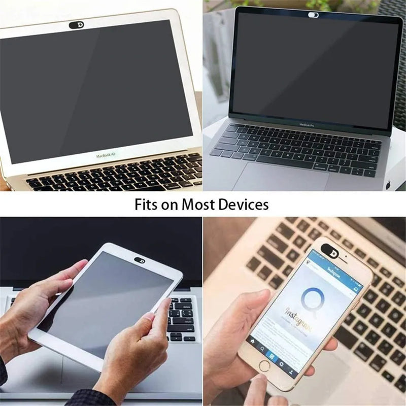 Sliding Webcam Cover for Laptop, Phone & iPad - Privacy Sticker for Camera Protection