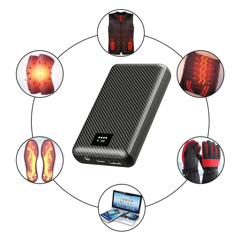 40000mAh Power Bank DC 7.4V Portable Charger External Battery