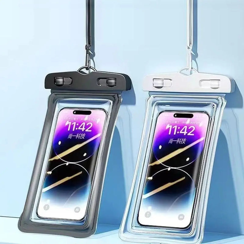 Transparent Waterproof Phone Case – Touchscreen Cover with Lanyard for Phones Under 7 Inches