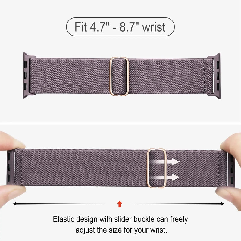 4 Packs Sport Watch Bands Compatible with Apple Watch Ultra 42/44/45/49mm38/40/41mm, Nylon Strap for IWatch Series 8/7/6/5/4/3/SE