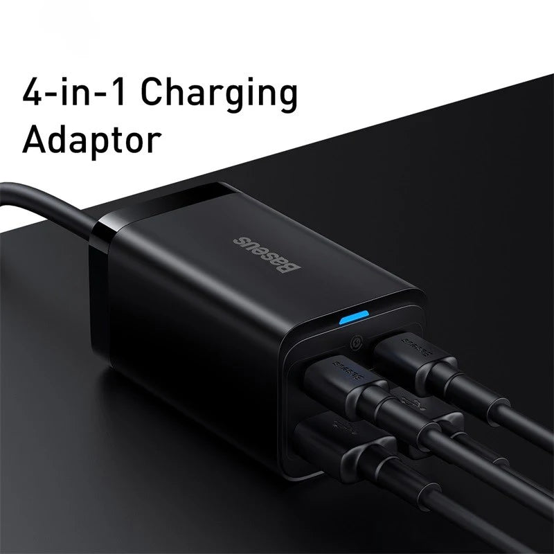 65W/100W Charger Desktop Laptop Fast Charger 4 in 1 Adapter For Phone 15 14 13 Pro Max