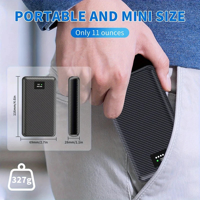 40000mAh Power Bank DC 7.4V Portable Charger External Battery