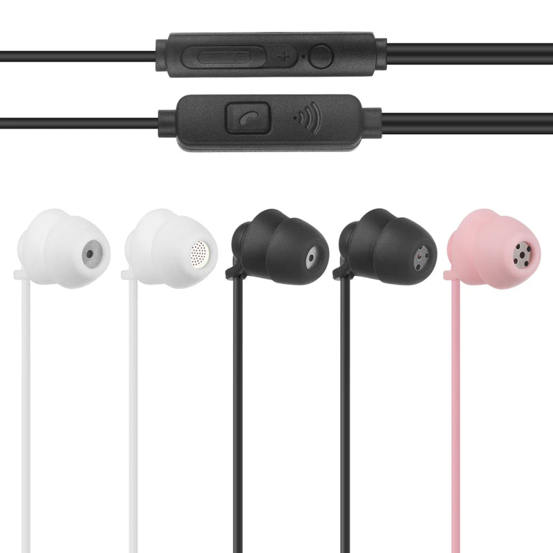 1PC 3.5mm Wired Noise Reduction Earphones – Stereo In-Ear Headset for Mobile, MP3, Sleep