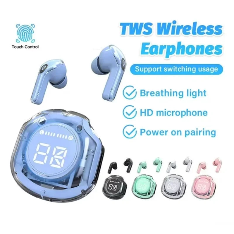 T8 TWS Wireless Bluetooth Headphones - Sport & Gaming Noise Reduction Earbuds