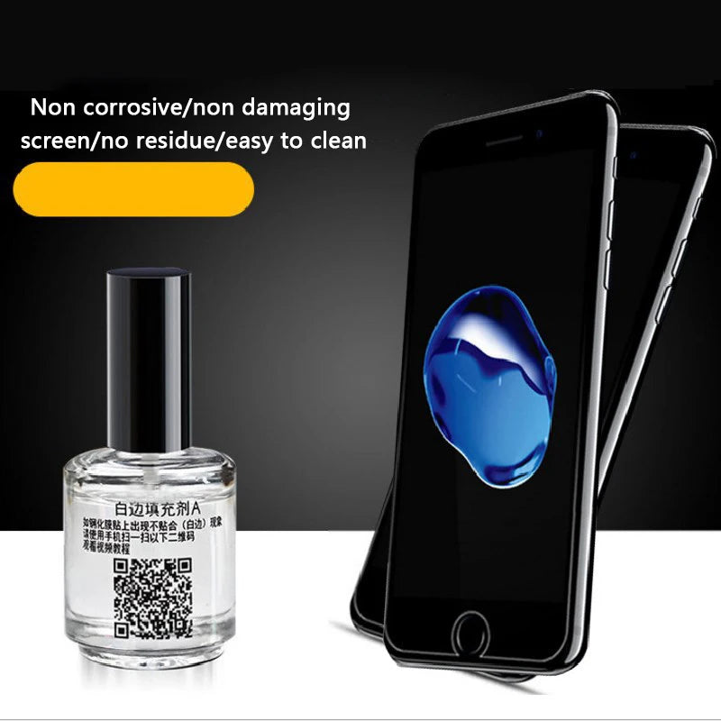 Screen Protector Border Eliminate Full Cover Invisible Tempered Glass - Liquid Screen Protector