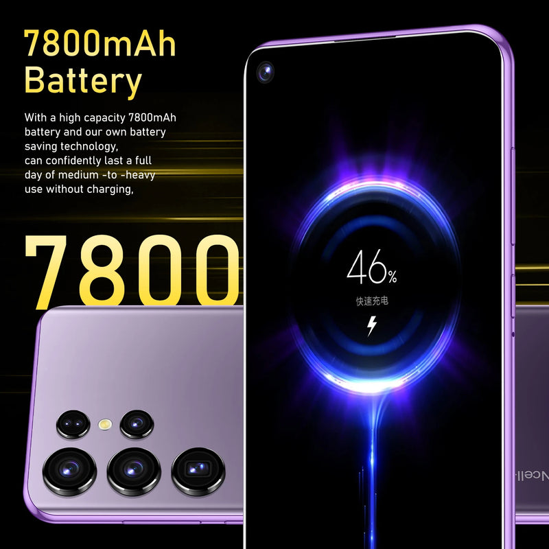 S25 Ultra 5G Smartphone - 7.3'' Display, Android 14, 10-Core, 7800mAh Battery