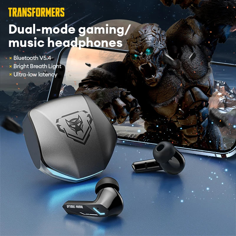 TF-T10 1/2/3/5/10 PCS Wholesale TWS Gaming Earphones Low Latency Dual Mode Headphones Wireless Music Earbuds