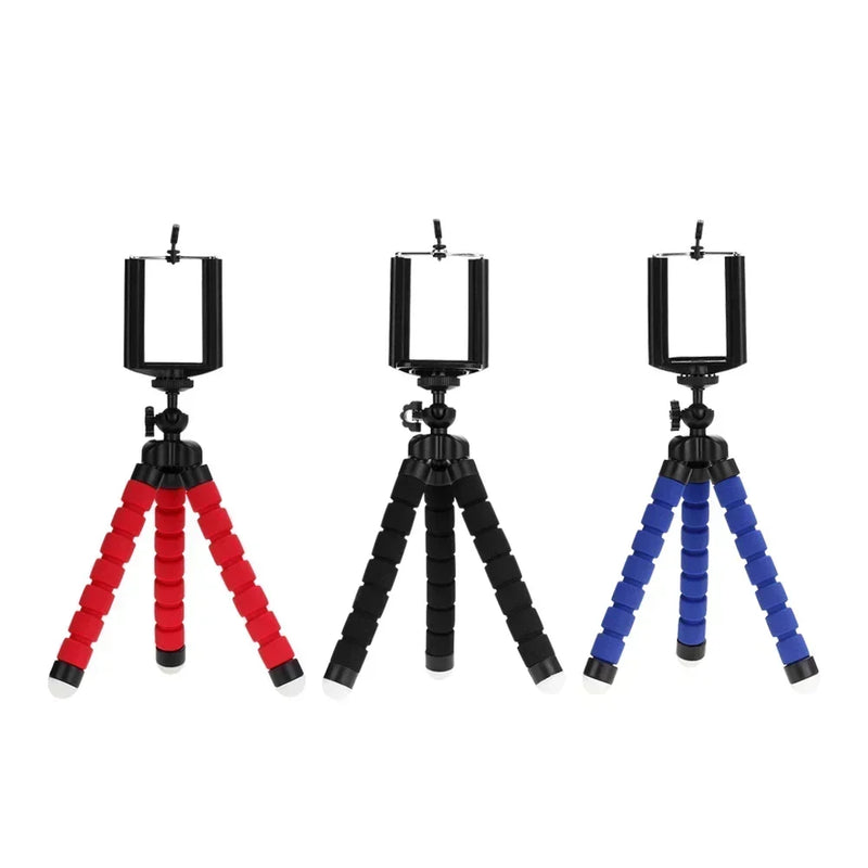 Mini Universal Phone Tripod & Camera Holder - Smartphone Monopod Stand for Photography