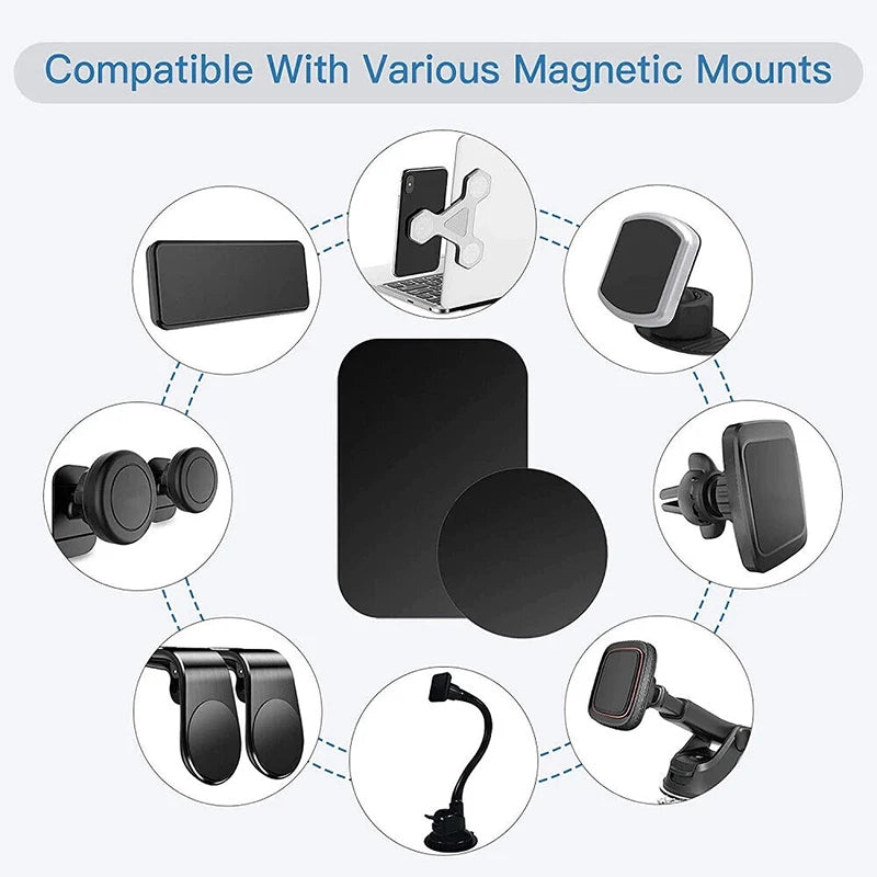 magnetic metal plate, car phone holder, universal phone mount, iron sheet disk, phone mount sticker, magnetic phone mount, car phone mount, mobile phone holder, magnetic mount for phone, universal iron disk, phone holder for car, phone mount for mobile,