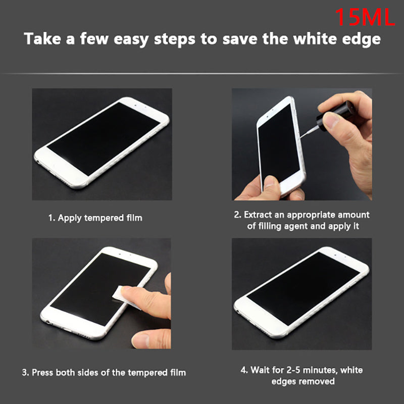 Screen Protector Border Eliminate Full Cover Invisible Tempered Glass - Liquid Screen Protector