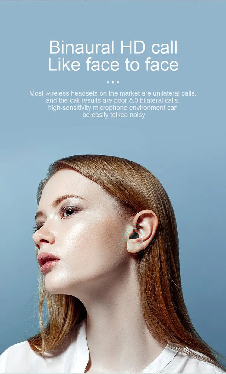 10Pcs Wholesale A6S TWS Wireless Headphones Bluetooth Earphone 5.0 Stereo Headset Earbuds with Microphone for iPhone Xiaomi